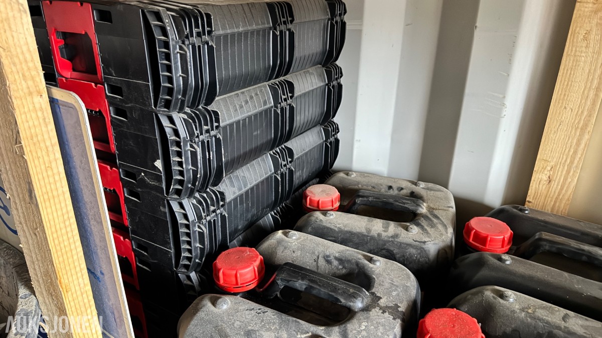 2014 Container 20 Fot arbeidscontainer – verktøy, løfteutstyr, materiell og tilbehør