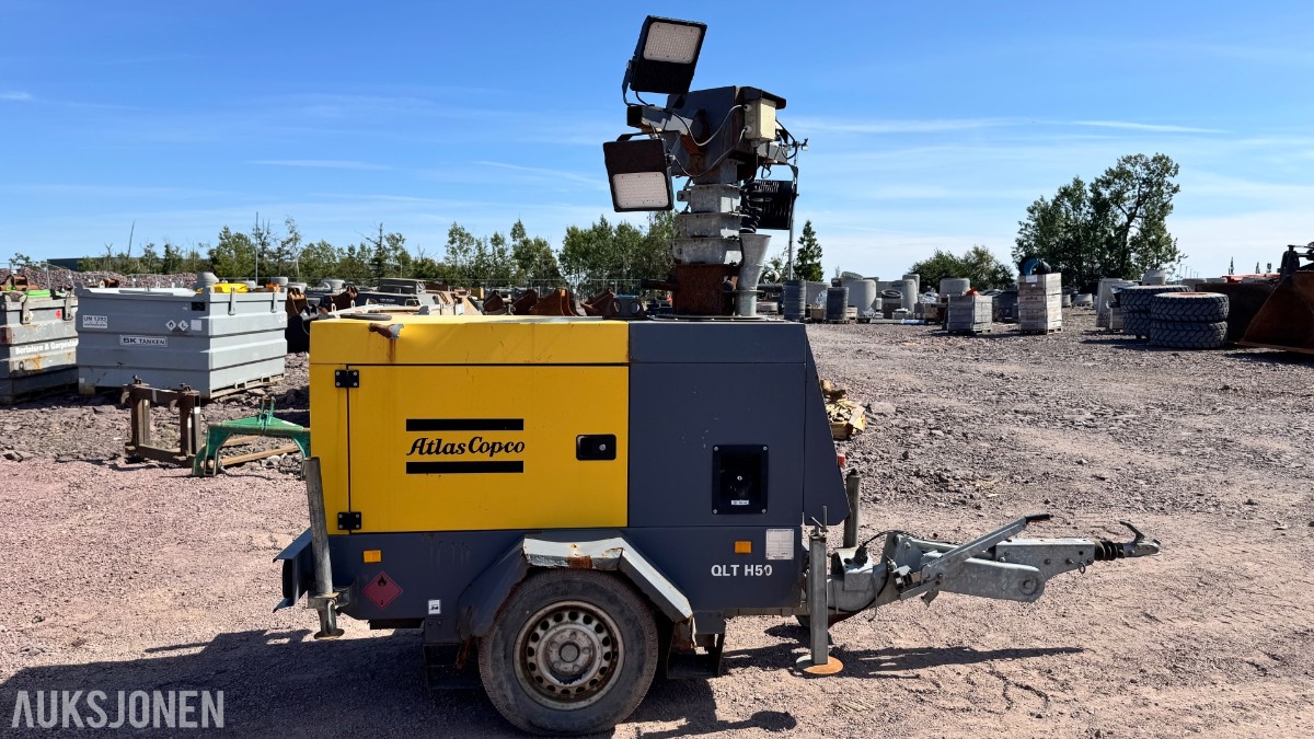2015 Atlas Copco QLT H50 mobilt lystårn (lysmast)