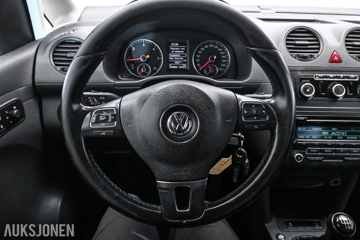 2014 VOLKSWAGEN Caddy 1.6 TDI 102 HK VARMER CRUISE HENGERFESTE 