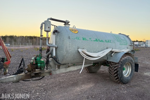 2018 Hermanos Garcia C-60 Galvanisert 6000 liters vakuumvogn / gjødselvogn med Battioni Pagani MEC 6500