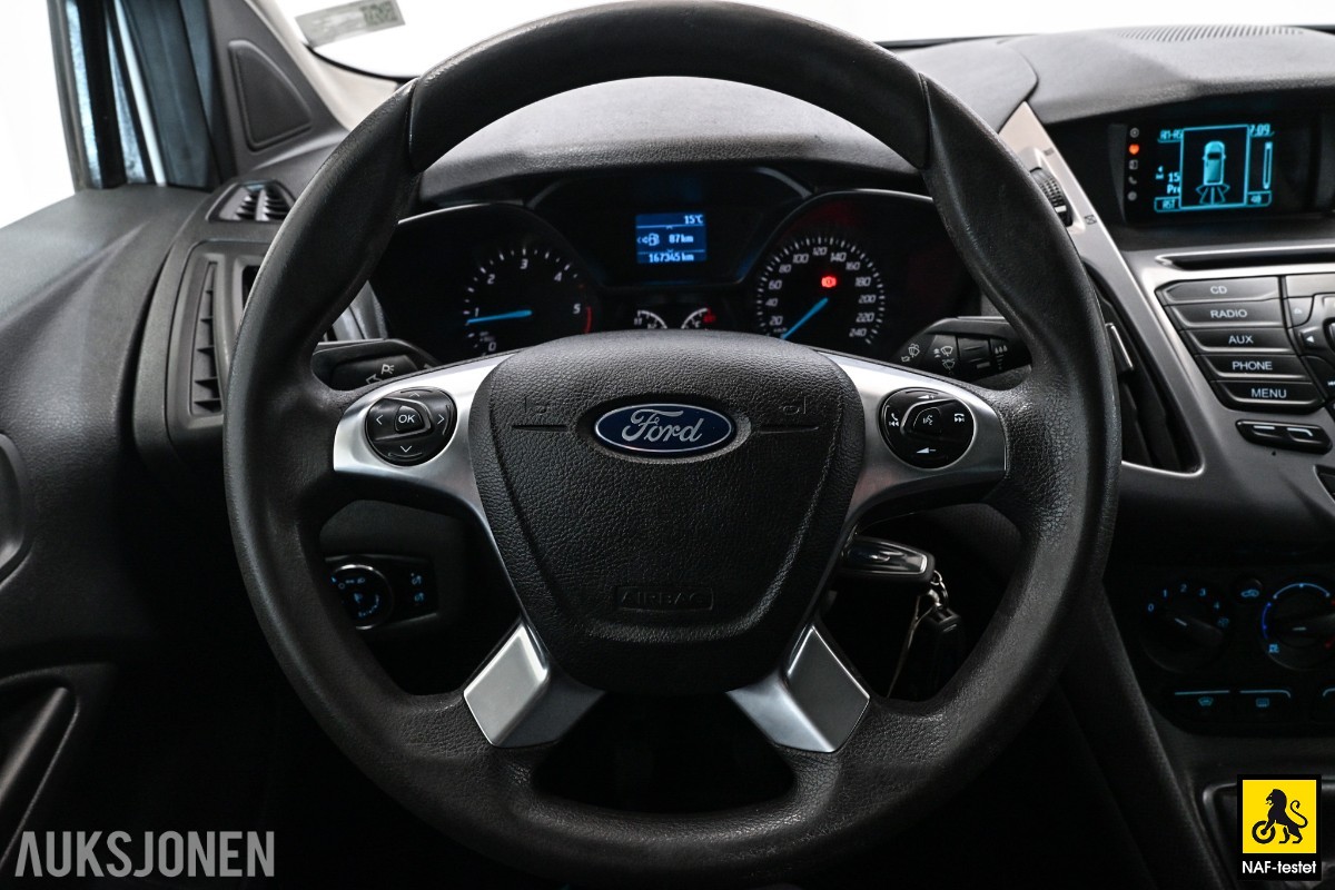 2017 Ford Transit Connect 101HK TDCI 3-SETER HENGERFESTE VARMER SERVICEHISTORIKK