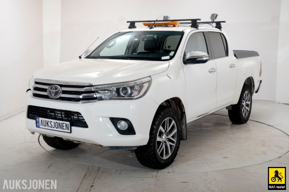 2017 Toyota Hi-lux 2,4 150HK 4WD AUT DC HENGERFESTE KAMERA CRUISE SKINN