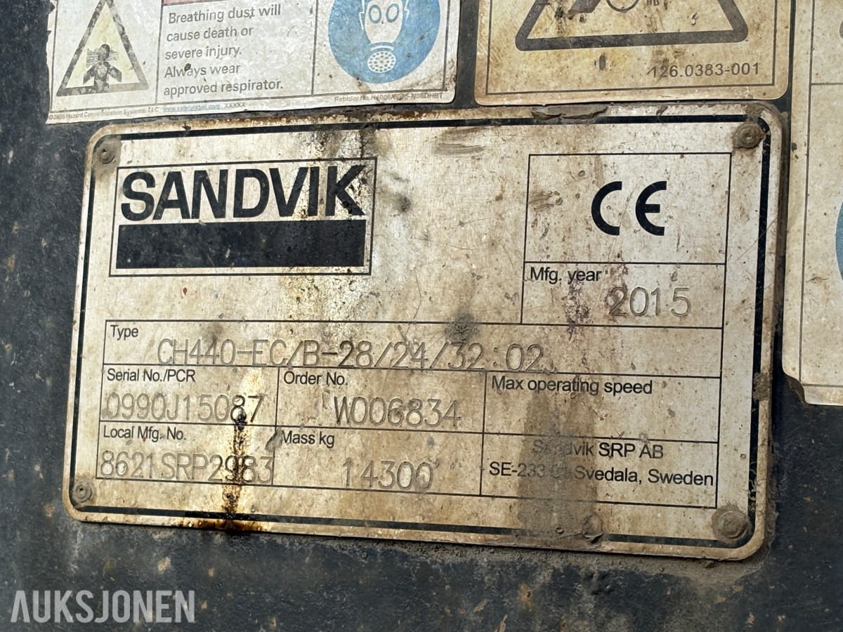 2016 Sandvik UH440i Finknuser