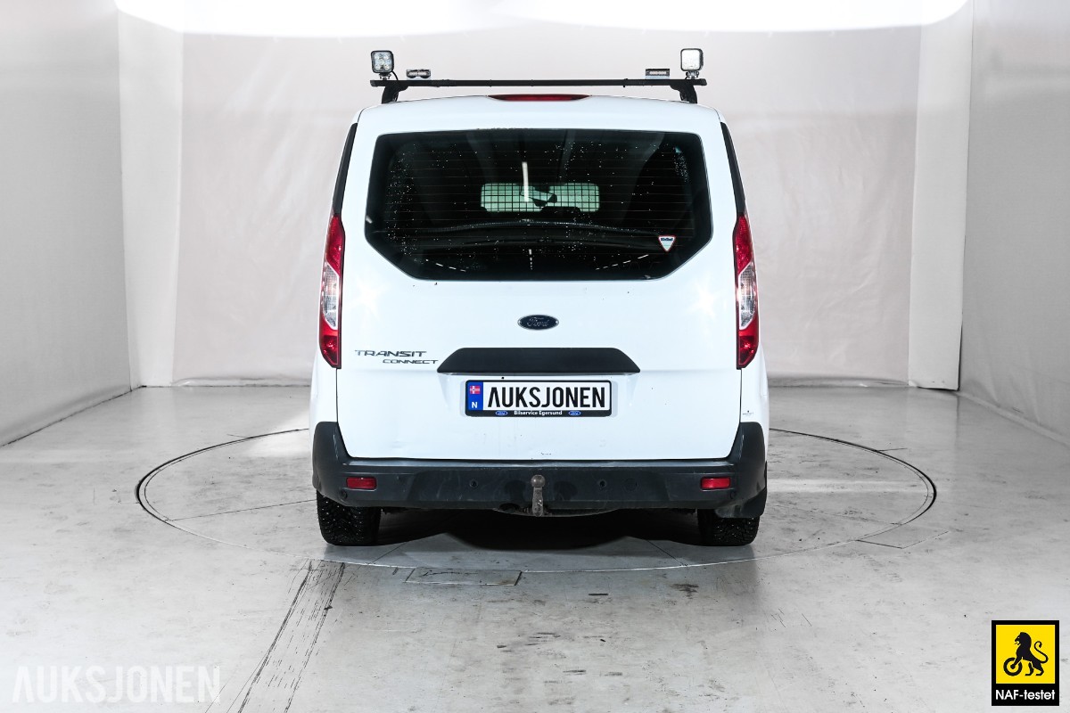 2017 Ford TRANSIT CONNECT 101HK TDCI 3-SETER HENGERFESTE VARMER SERVICEHISTORIKK
