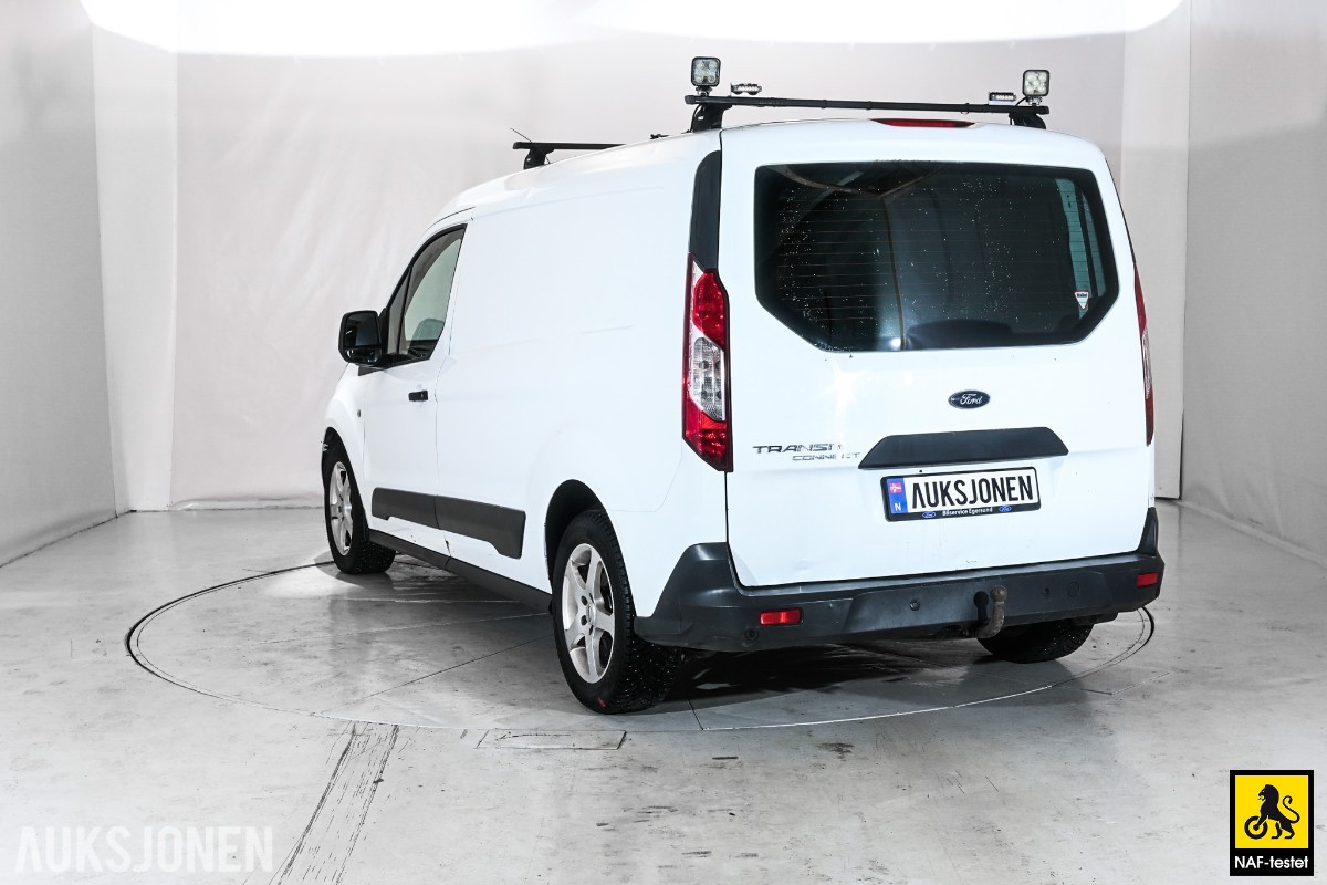 2017 Ford TRANSIT CONNECT 101HK TDCI 3-SETER HENGERFESTE VARMER SERVICEHISTORIKK