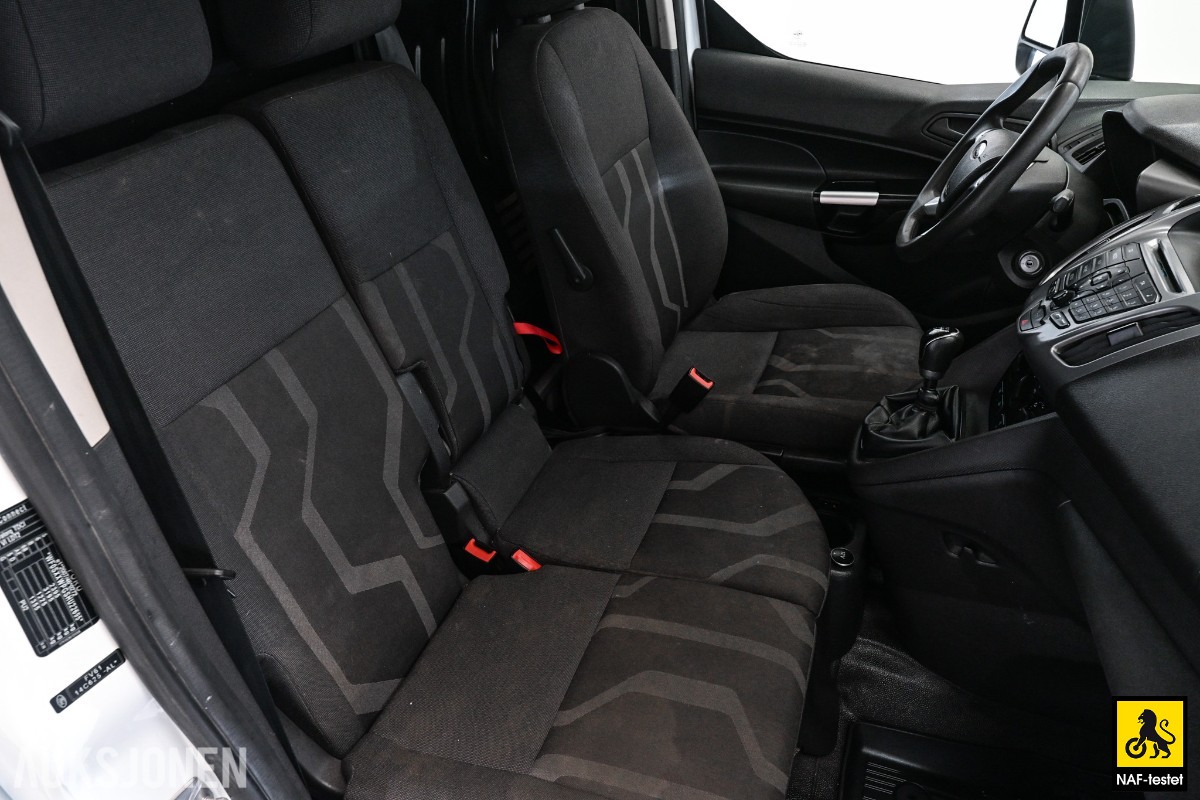 2017 Ford TRANSIT CONNECT 101HK TDCI 3-SETER HENGERFESTE VARMER SERVICEHISTORIKK