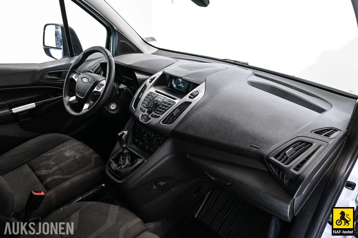 2017 Ford TRANSIT CONNECT 101HK TDCI 3-SETER HENGERFESTE VARMER SERVICEHISTORIKK