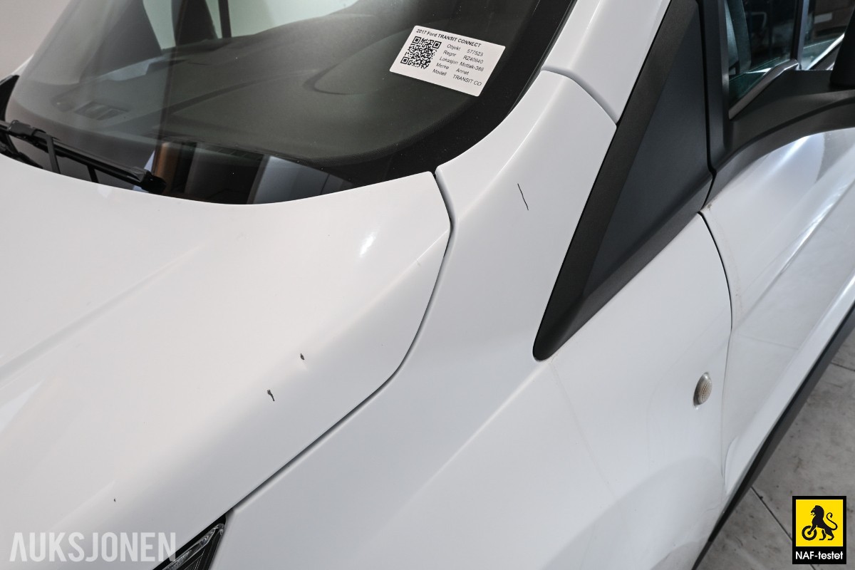 2017 Ford TRANSIT CONNECT 101HK TDCI 3-SETER HENGERFESTE VARMER SERVICEHISTORIKK