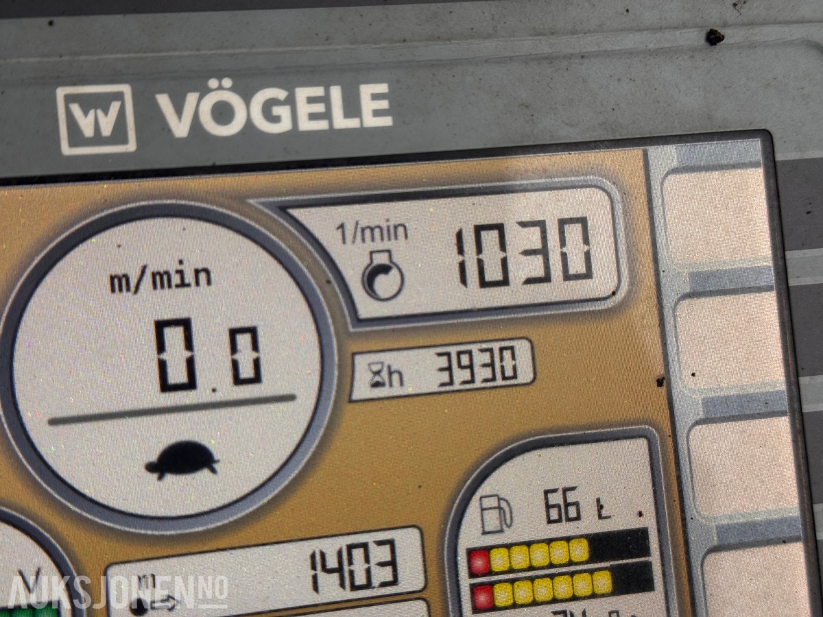 2018 Vögele SUPER 1303-3i Asfaltutlegger / Asfaltlegger