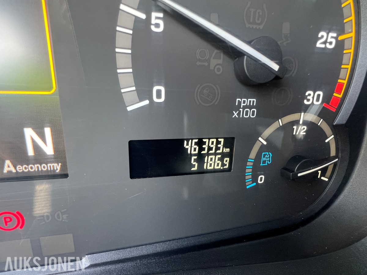 2023 Mercedes-Benz Atego 1524 Arka skap m/sideåpning og løftelemm