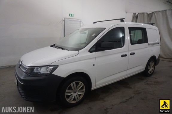 2021 Volkswagen Caddy Maxi 2,0 TDI 102HK HENGERFESTE VARMER KAMERA CRUISE INNREDNING 