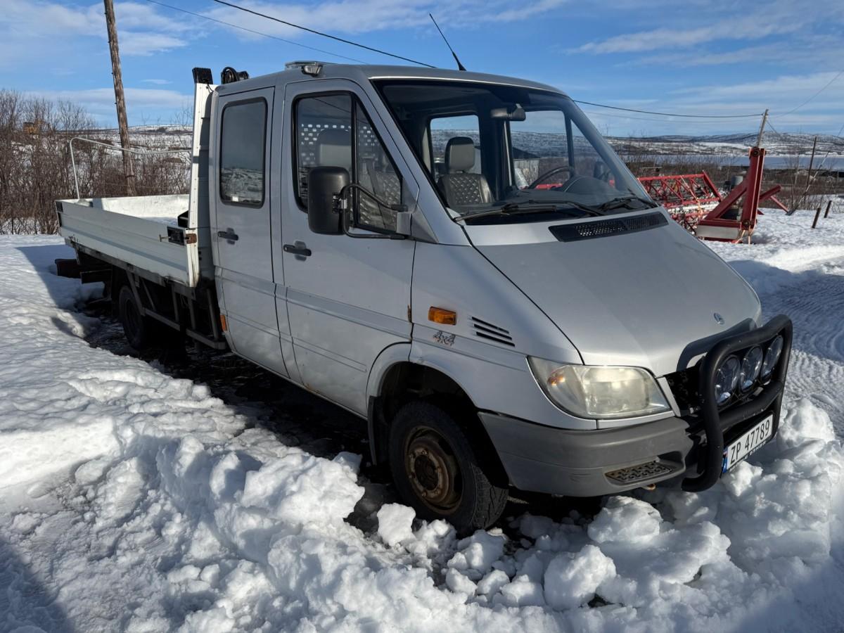 2005 MERCEDES-BENZ SPRINTER 413CDI/40 DOKA – KRANBIL – 4X4 – PLANBIL