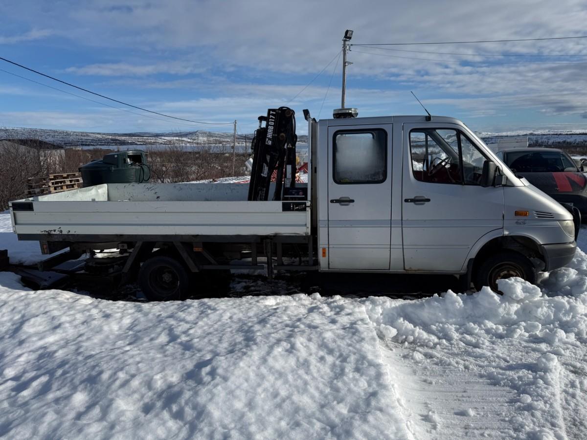 2005 MERCEDES-BENZ SPRINTER 413CDI/40 DOKA – KRANBIL – 4X4 – PLANBIL