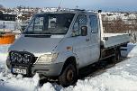 2005 MERCEDES-BENZ SPRINTER 413CDI/40 DOKA – KRANBIL – 4X4 – PLANBIL