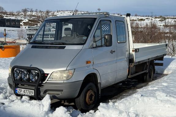 2005 MERCEDES-BENZ SPRINTER 413CDI/40 DOKA – KRANBIL – 4X4 – PLANBIL