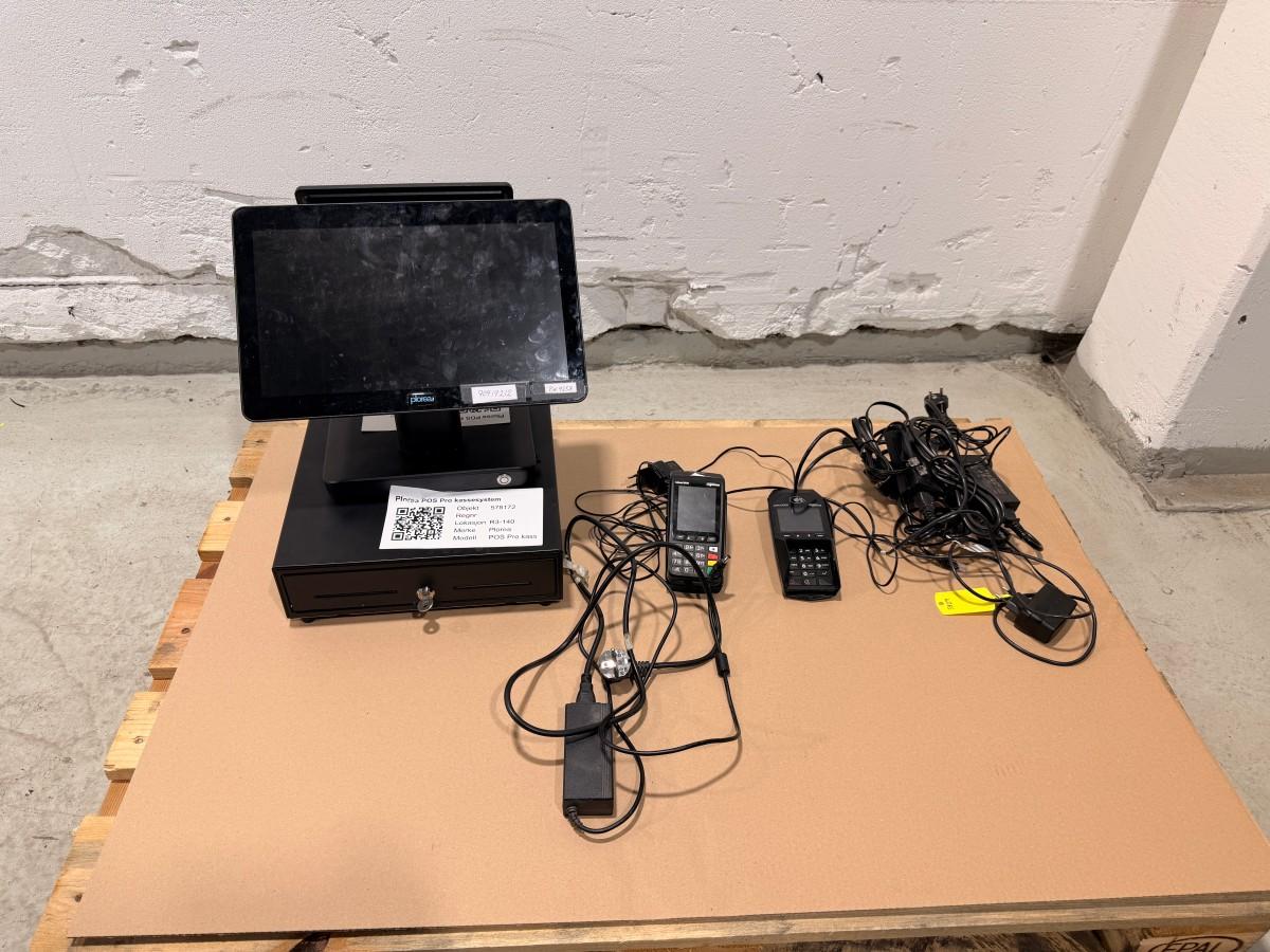 Plorea POS Pro kassesystem med betalingsterminaler