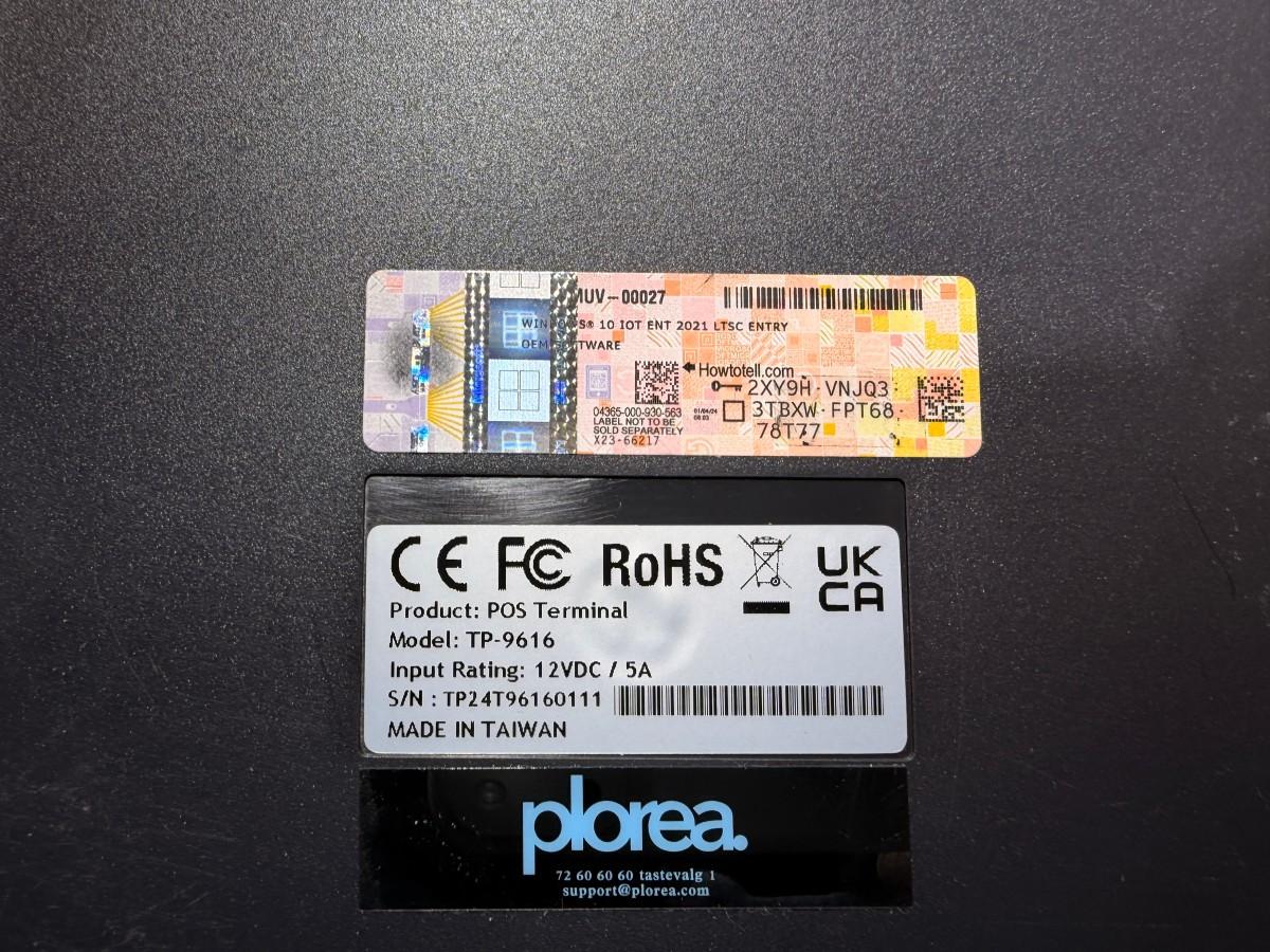 Plorea POS Pro kassesystem med betalingsterminaler