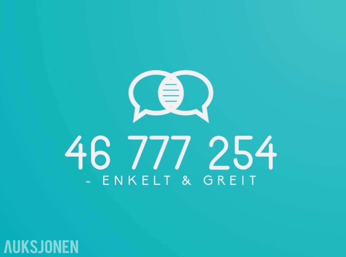 Gullnummer i serie selges: 46777352 / 46777254