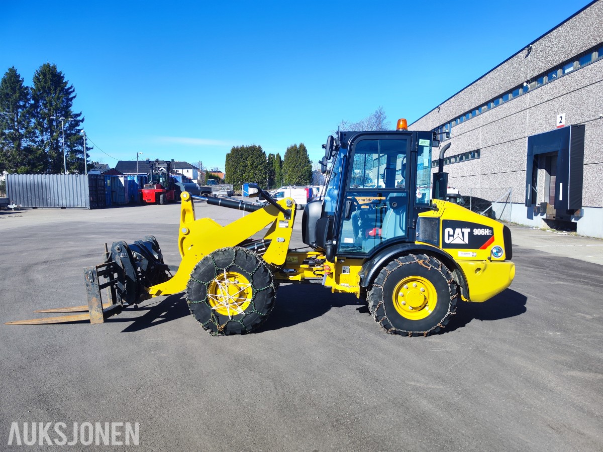 2013 CAT 906H2 hjullaster - lavt timetall – godt utstyrt