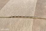 0.25ct diamantarmbånd i 14K gull. Helt naturlige diamanter! Med Takstbrev!