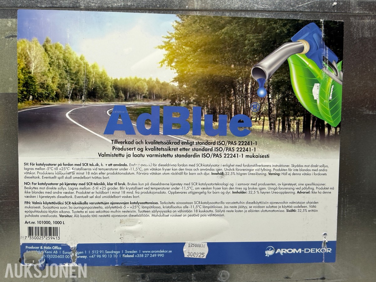 IBC tank 1000L – AdBlue 
