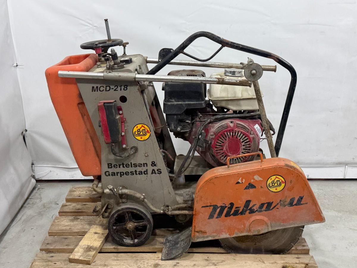 2016 Mikasa MCD-218 Asfaltsag / betongsag - Kun 113 timer