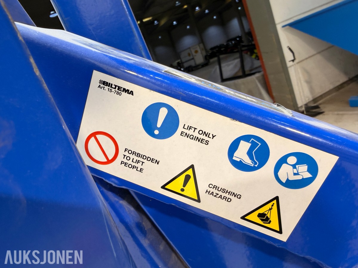 2018 Biltema Verkstedkran 1000 kg - 15-780