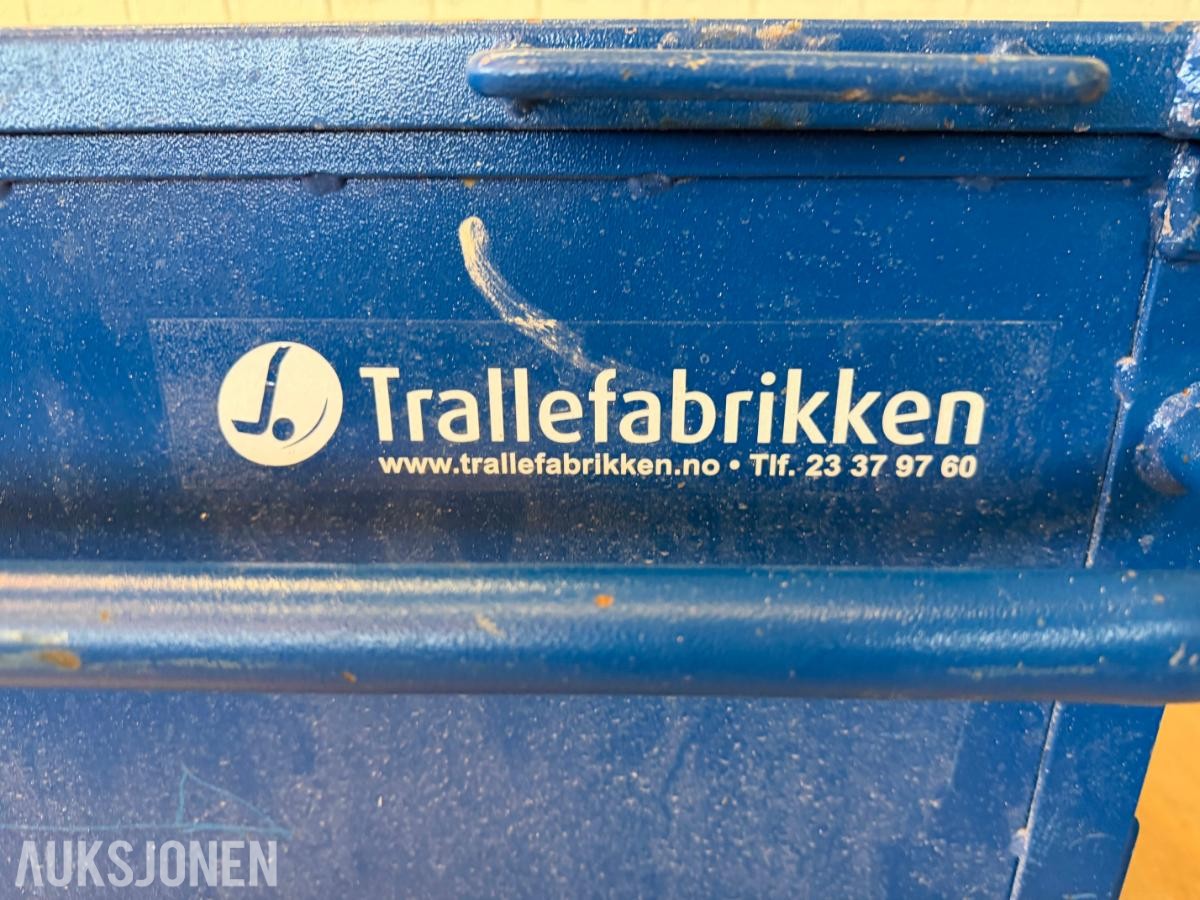 Materialvogn, verktøykasse på hjul og 3 x gassflasketralle