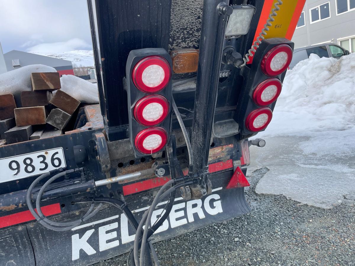 2017 Kel-Berg Maskinhenger 4 akslet m/hydrauliske kjørebruer