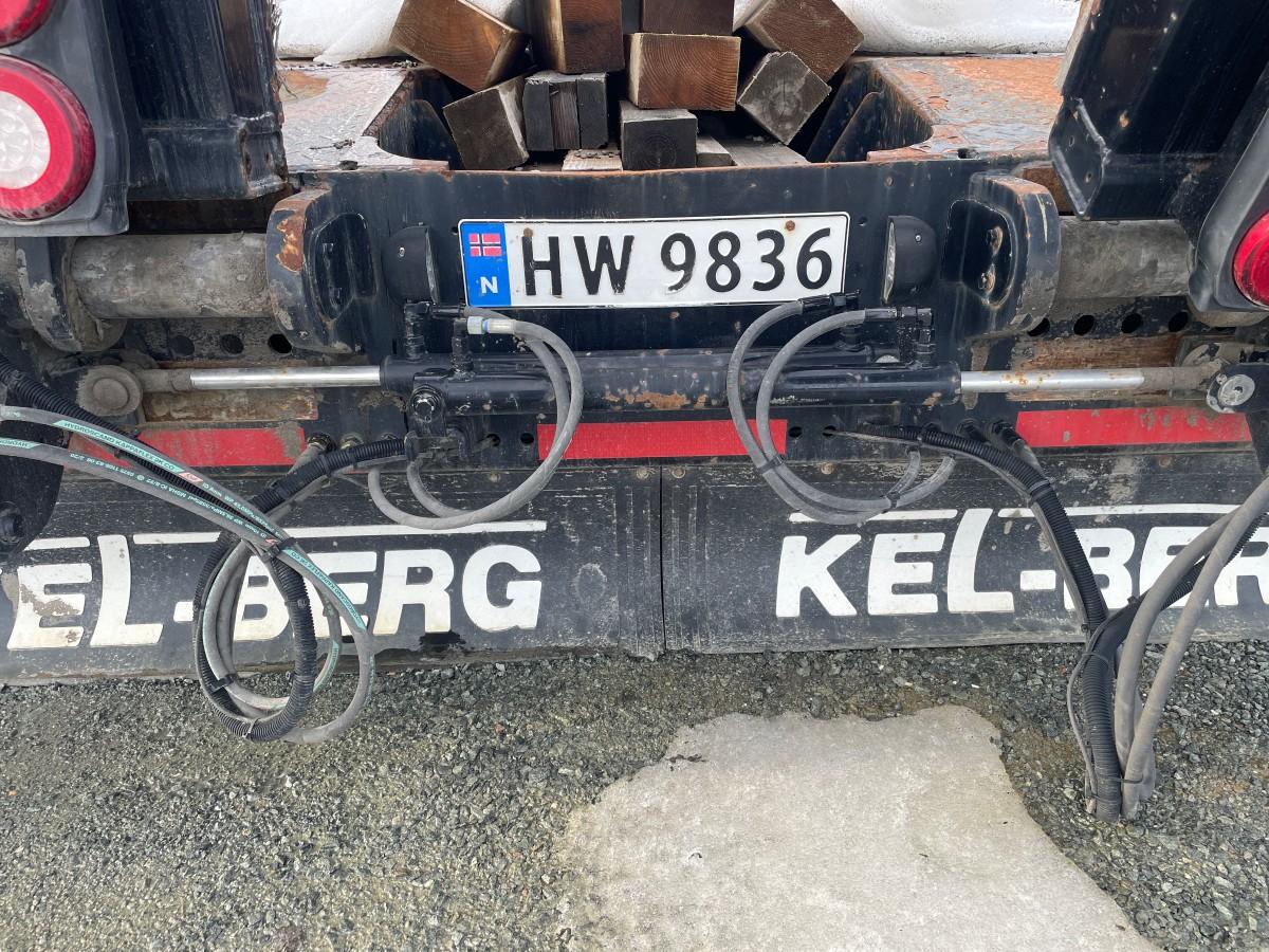 2017 Kel-Berg Maskinhenger 4 akslet m/hydrauliske kjørebruer