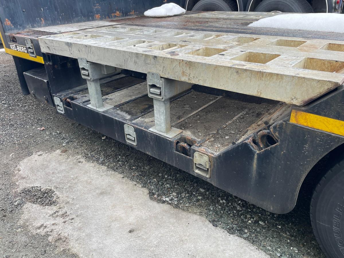 2017 Kel-Berg Maskinhenger 4 akslet m/hydrauliske kjørebruer