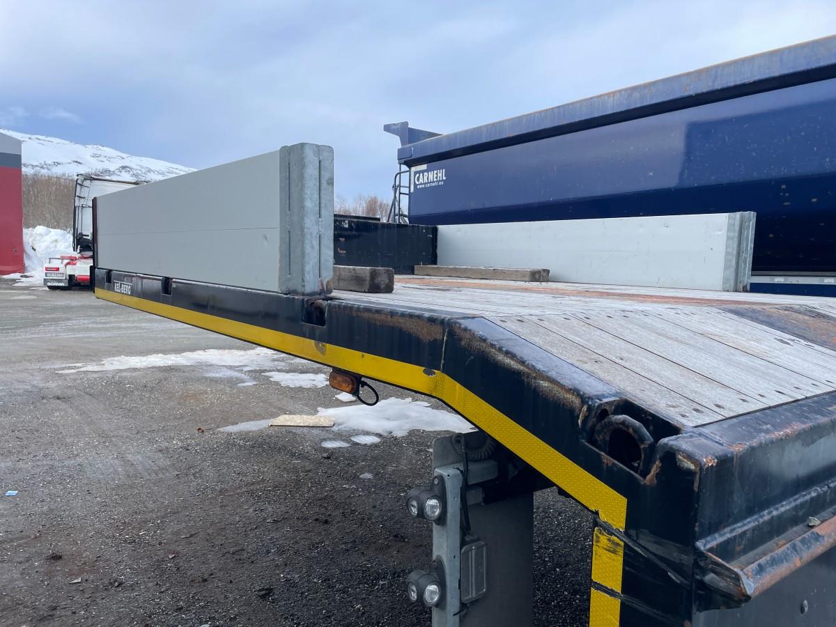 2017 Kel-Berg Maskinhenger 4 akslet m/hydrauliske kjørebruer