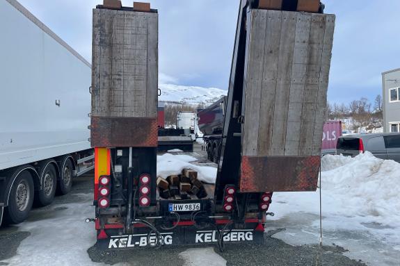 2017 Kel-Berg Maskinhenger 4 akslet m/hydrauliske kjørebruer