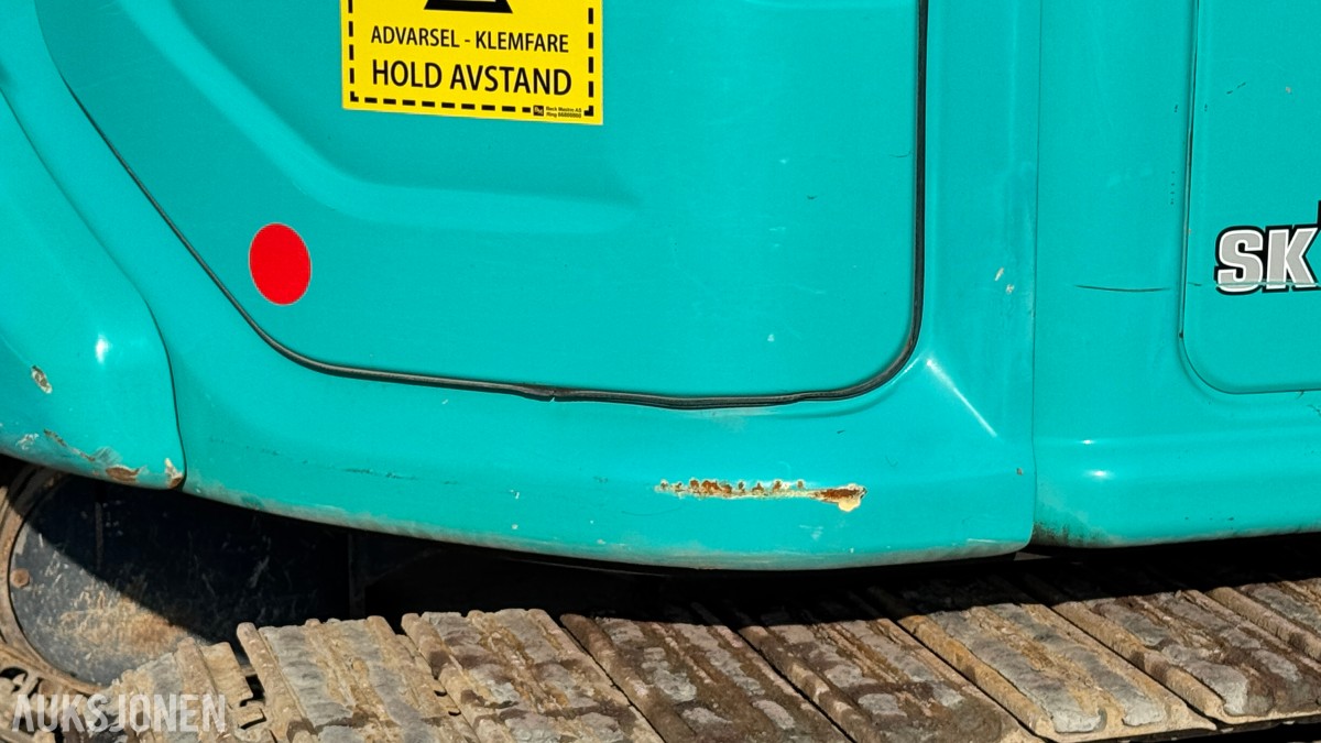 2021 Kobelco SK75SR-7. R3 m/gripekasset 3 skuffer, sentralsmøring, dieselfyllepumpe