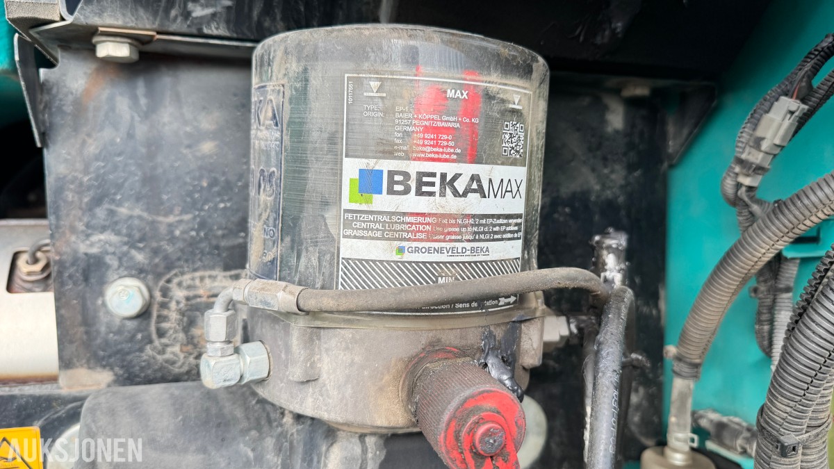 2021 Kobelco SK75SR-7. R3 m/gripekasset 3 skuffer, sentralsmøring, dieselfyllepumpe