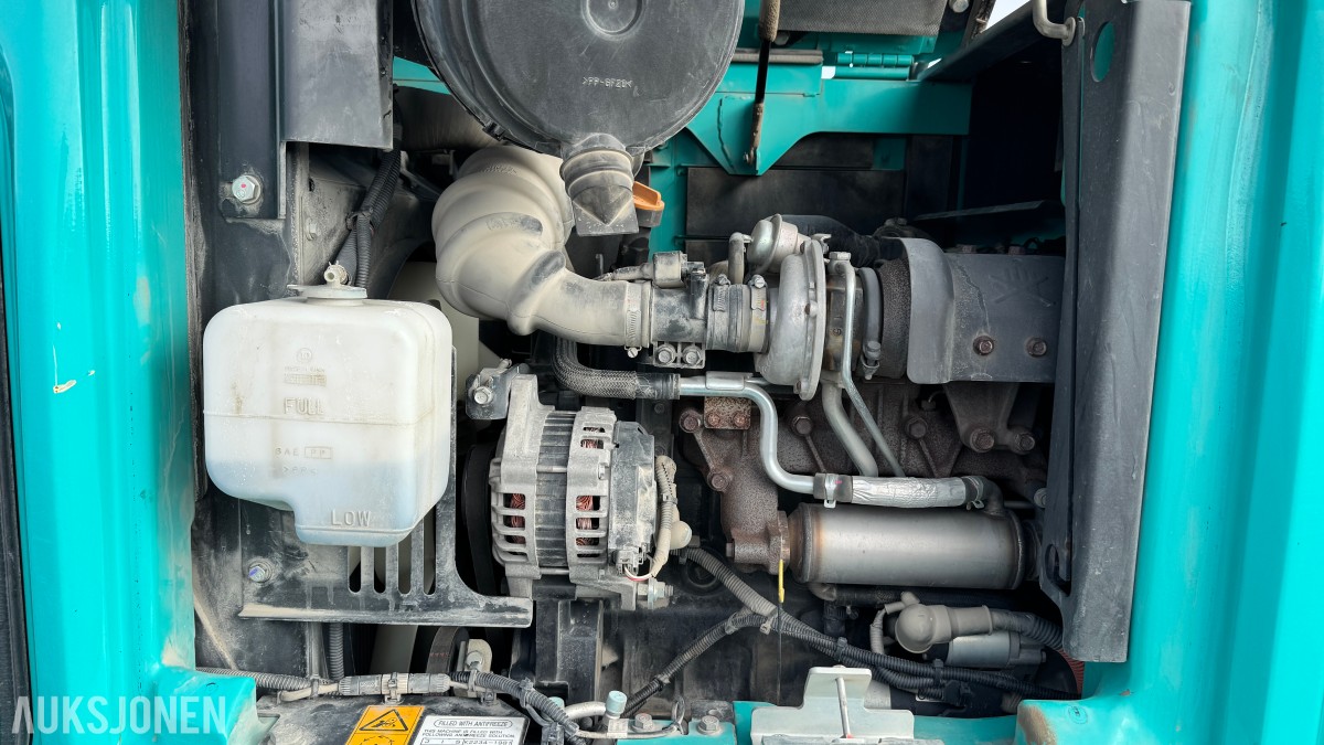 2021 Kobelco SK75SR-7. R3 m/gripekasset 3 skuffer, sentralsmøring, dieselfyllepumpe