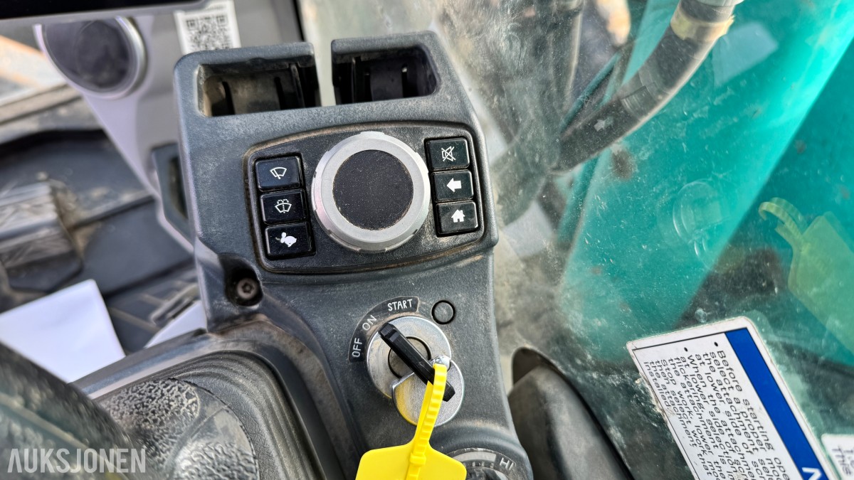 2021 Kobelco SK75SR-7. R3 m/gripekasset 3 skuffer, sentralsmøring, dieselfyllepumpe