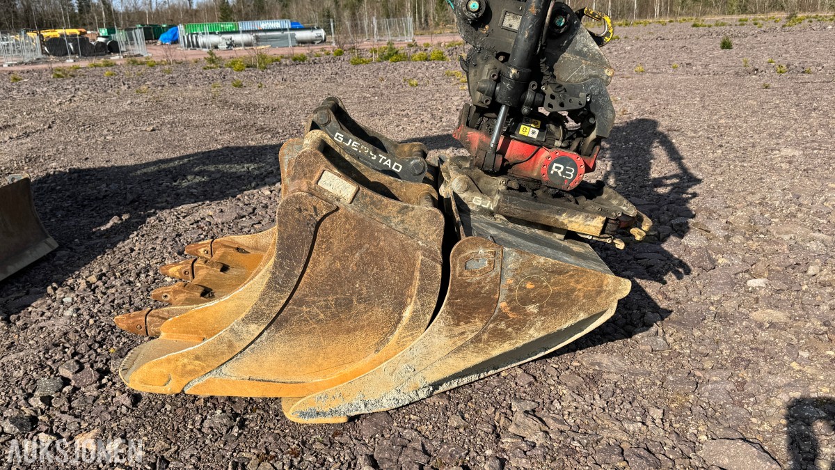 2021 Kobelco SK75SR-7. R3 m/gripekasset 3 skuffer, sentralsmøring, dieselfyllepumpe