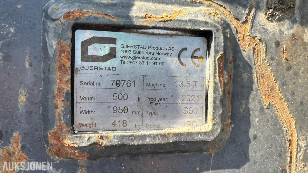 2021 Kobelco SK75SR-7. R3 m/gripekasset 3 skuffer, sentralsmøring, dieselfyllepumpe