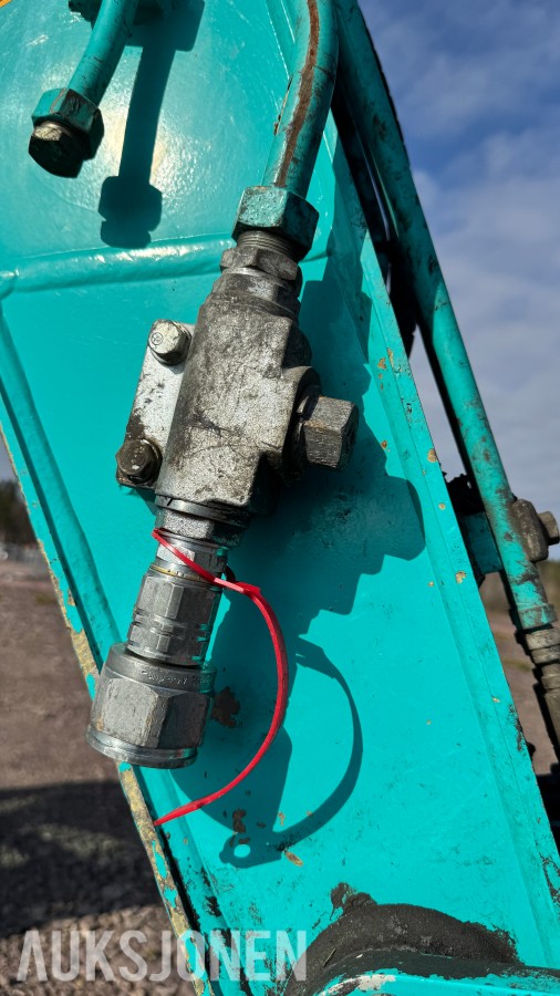 2021 Kobelco SK75SR-7. R3 m/gripekasset 3 skuffer, sentralsmøring, dieselfyllepumpe