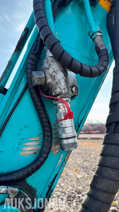 2021 Kobelco SK75SR-7. R3 m/gripekasset 3 skuffer, sentralsmøring, dieselfyllepumpe