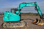 2021 Kobelco SK75SR-7. R3 m/gripekasset 3 skuffer, sentralsmøring, dieselfyllepumpe