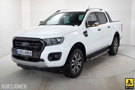 2019 Ford Ranger 2,0 TDCi 213HK 4x4 WILDTRAK HENGERFESTE VARMER ACC KAMERA NAVI SKINN