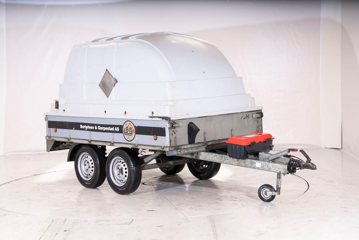 2021 Tredal T-15-BBK ADR-godkjent boggitilhenger – 1500 kg
