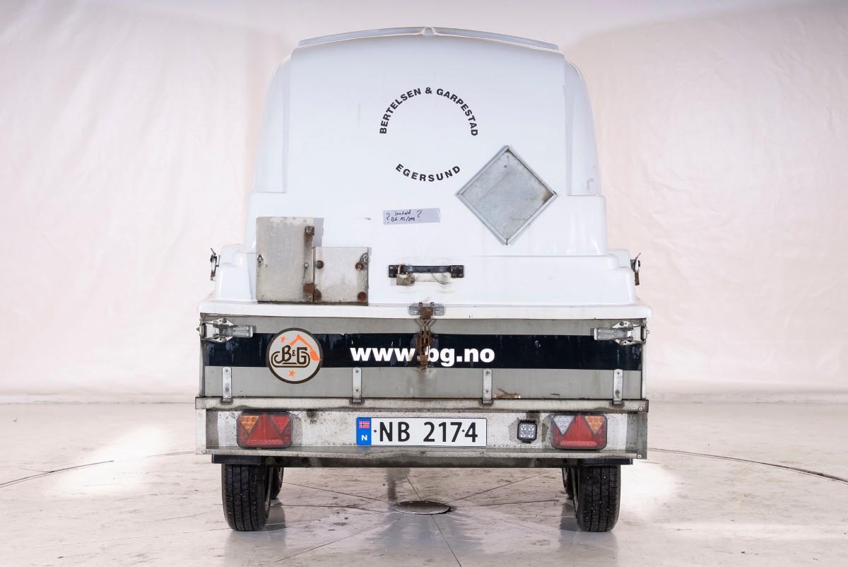 2021 Tredal T-15-BBK ADR-godkjent boggitilhenger – 1500 kg
