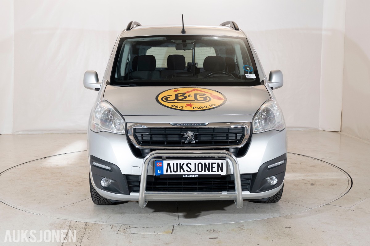 2018 Peugeot PARTNER 1.6 D 99 HK HENGERFESTE CRUISE SKYVEDØRER 