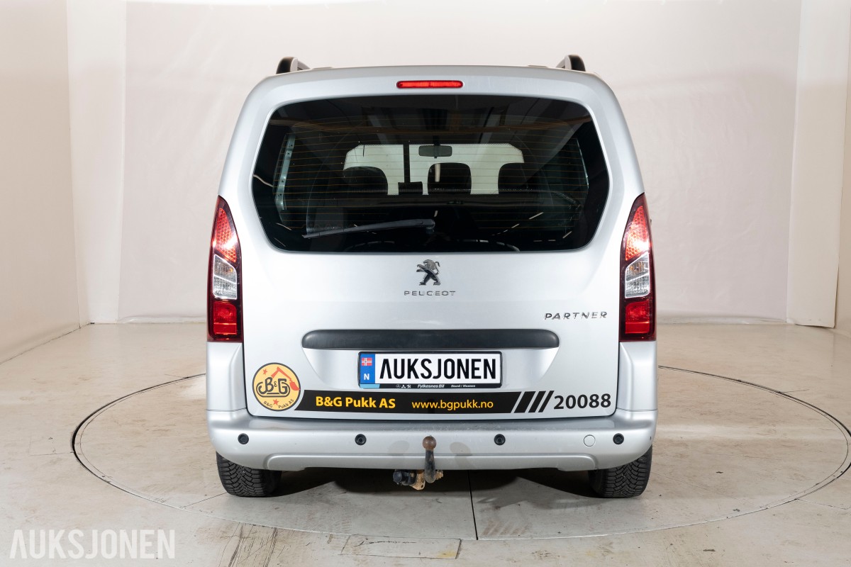 2018 Peugeot PARTNER 1.6 D 99 HK HENGERFESTE CRUISE SKYVEDØRER 