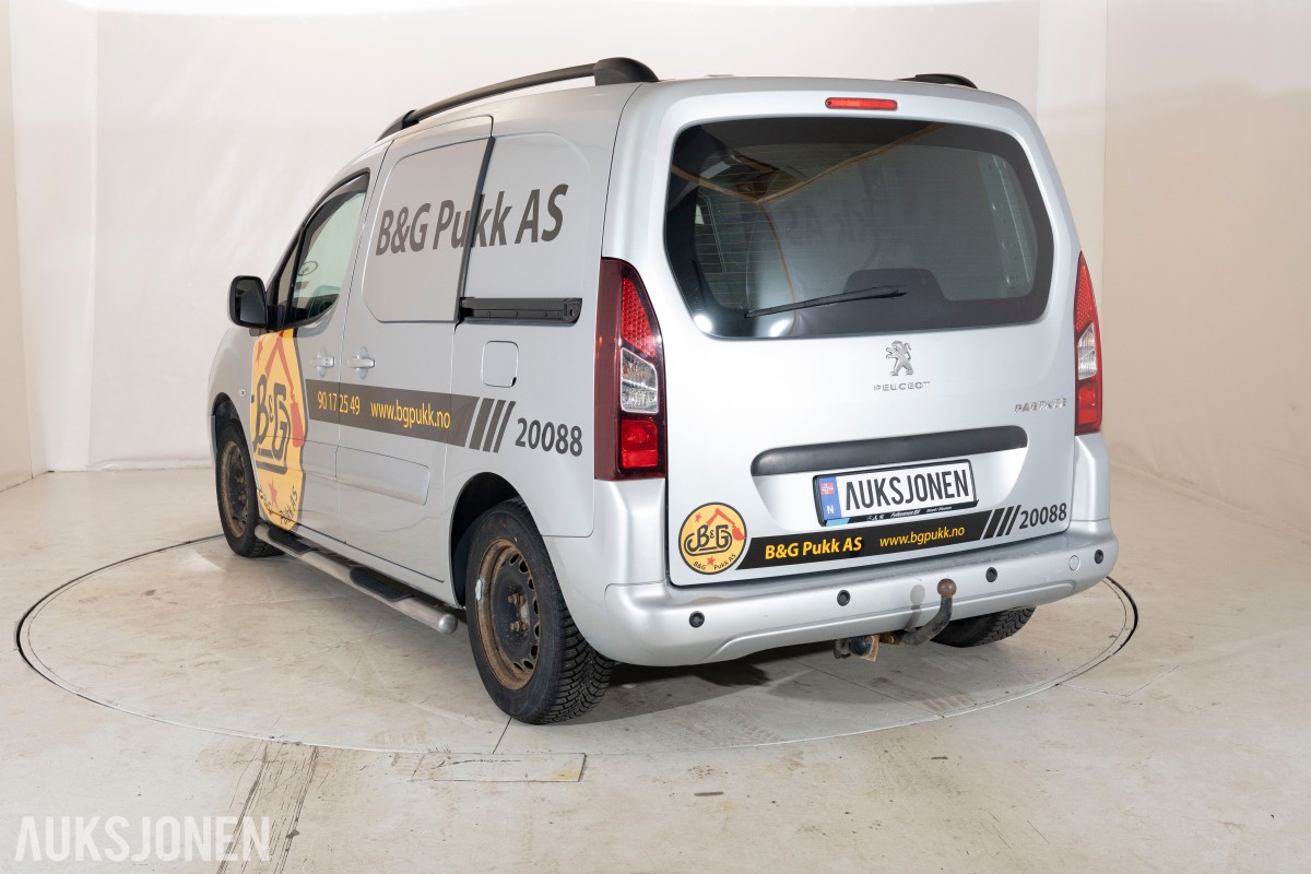 2018 Peugeot PARTNER 1.6 D 99 HK HENGERFESTE CRUISE SKYVEDØRER 