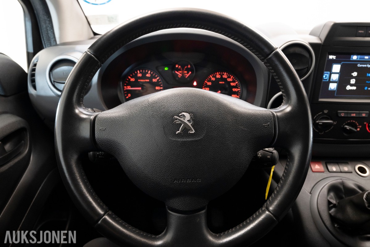 2018 Peugeot PARTNER 1.6 D 99 HK HENGERFESTE CRUISE SKYVEDØRER 
