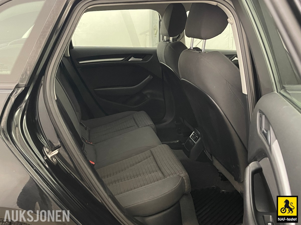 2016 Audi A3 AMBITION AUTOMAT HENGERFESTE SPORTSSETER NAVI CRUISE